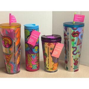 Starbucks Tim Singleton Pride Tumbler Hot Cup Pride Collection Coffee Cup Set